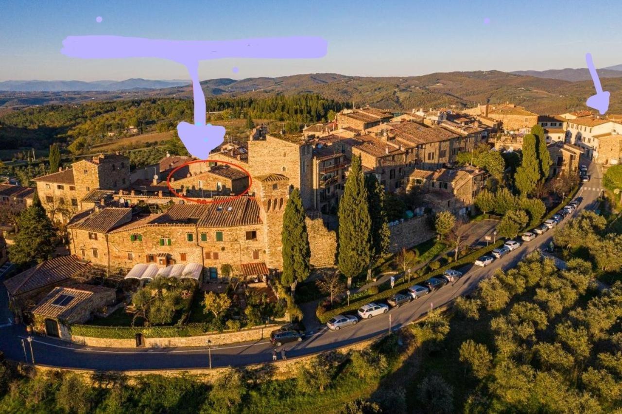 Dolce Cuore Luxe Apartment Chianti Florence Male Romantyczne Mieszkanie San Donato in Poggio エクステリア 写真