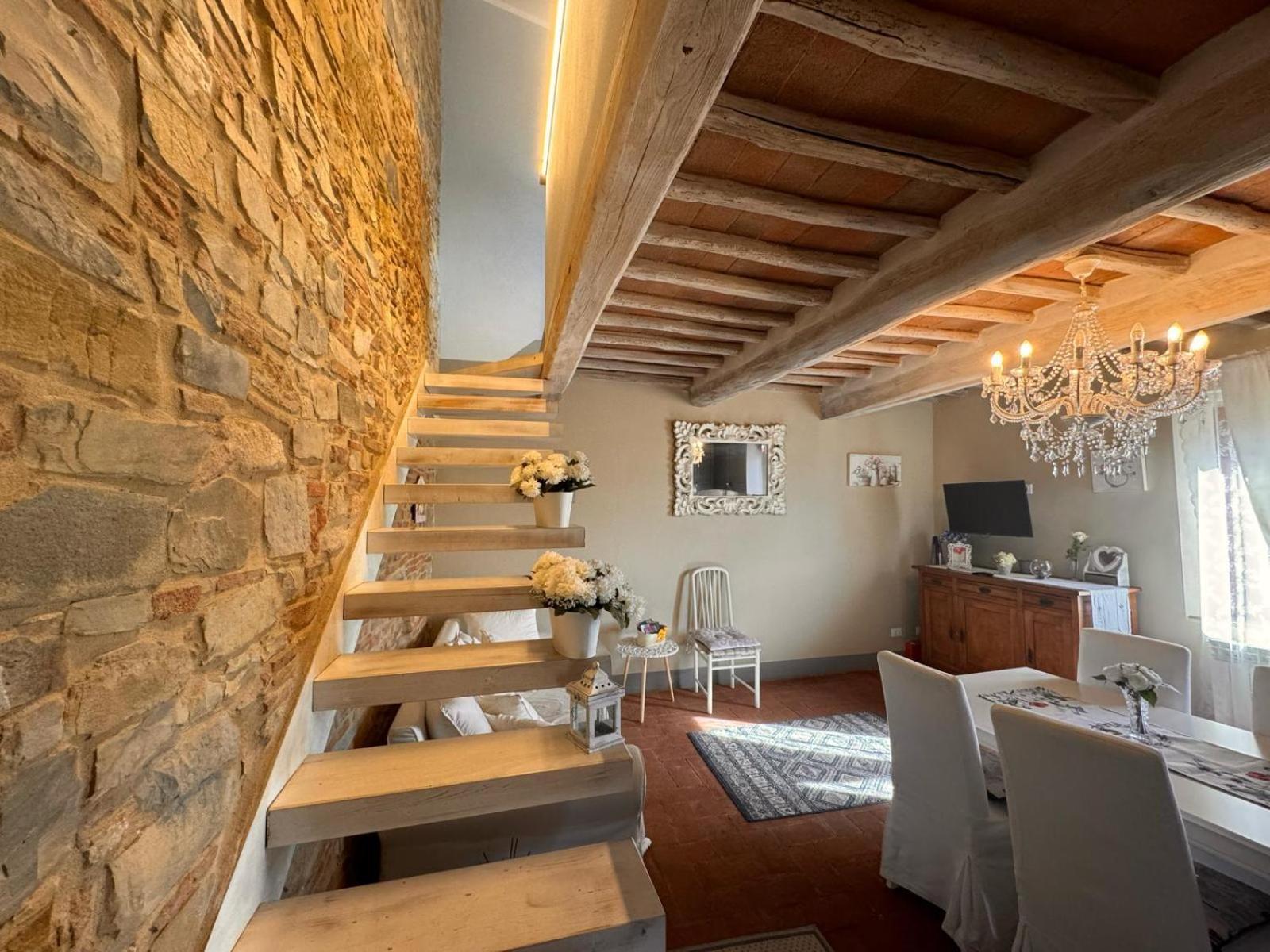 Dolce Cuore Luxe Apartment Chianti Florence Male Romantyczne Mieszkanie San Donato in Poggio エクステリア 写真